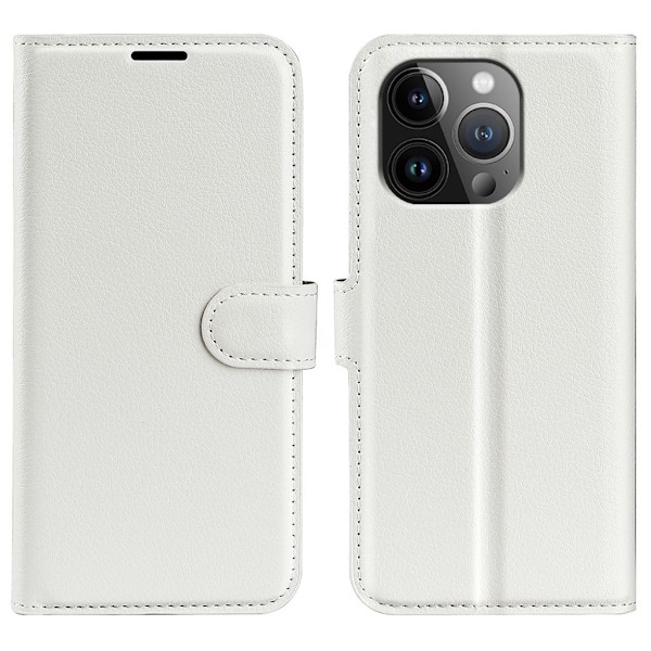 iPhone 15 Pro Max plånboksfodral - Vitt Vit
