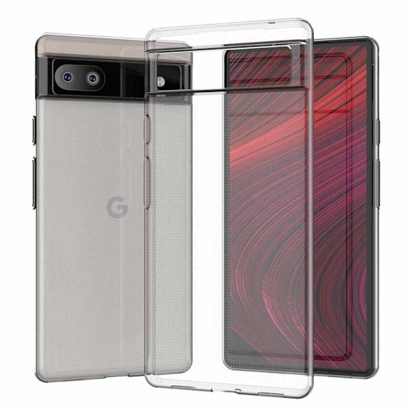Google Pixel 6a skal - Genomskinligt Transparent