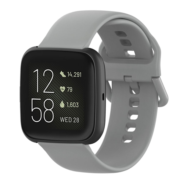 Vattentätt Fitbit Versa 2 etc. band - Grått grå