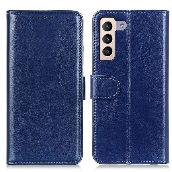 Samsung Galaxy S22 5G premium plånboksfodral - Blått Blå