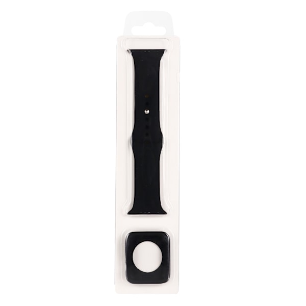 Armband & Skydd för Apple Watch 7 / 8 / 9 45 mm m.fl. - Svart Svart