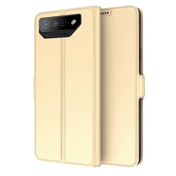 Skyddat Asus ROG Phone 7 5G fodral - Guldfärgat Guld