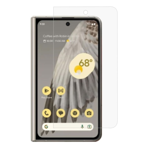 Främre Google Pixel Fold skärmskydd - Transparent Transparent