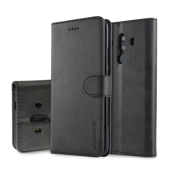 LC.IMEEKE Plånboksfodral för Huawei Mate 10 Pro - Svart Svart