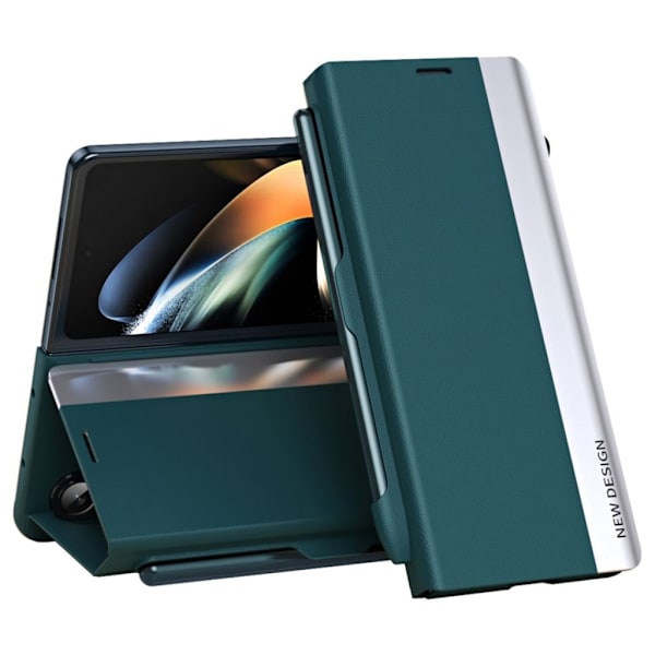 Samsung Galaxy Z Fold6 5G fodral med pennfack - Grön Grön