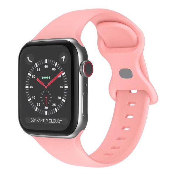 Klockarmband i Silikon för Apple Watch 7 / 8 / 9 41mm m.fl. - Ro Rosa