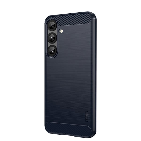 MOFI Samsung Galaxy S25 Plus Kolfiber Skal - Blå Blå