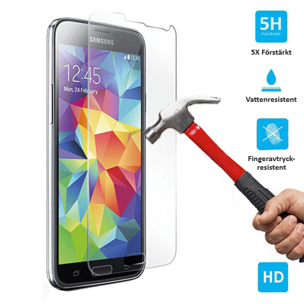 Köp Skärmskydd i härdat glas för Samsung Galaxy S5 | Fyndiq