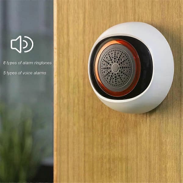 1/3PCS Tuya Smart Ljud- och ljussensor 100DB 2-i-1 Larm Batteri USB Dubbel Ström Smart Hem Fungerar Med Smart Life Style A 1pc