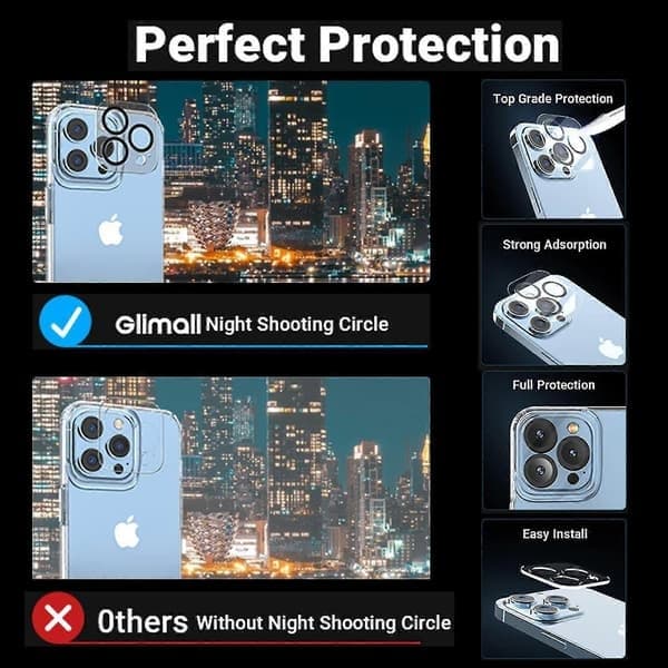 Gjennomsiktig deksel til iPhone 15 Pro Max/15 Plus/15 Pro/15 med 2*skjermbeskyttere+2*kamerabeskyttelse, fullt deksel til iPhone 15-serien
