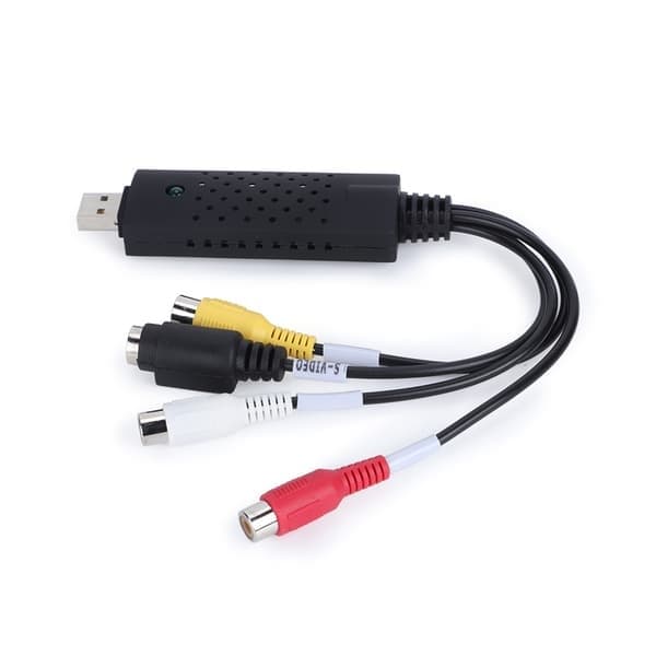 USB 2.0 til 3 RCA Audio SVideo TV DVD VHS RW Capture Converter Adapterkabel