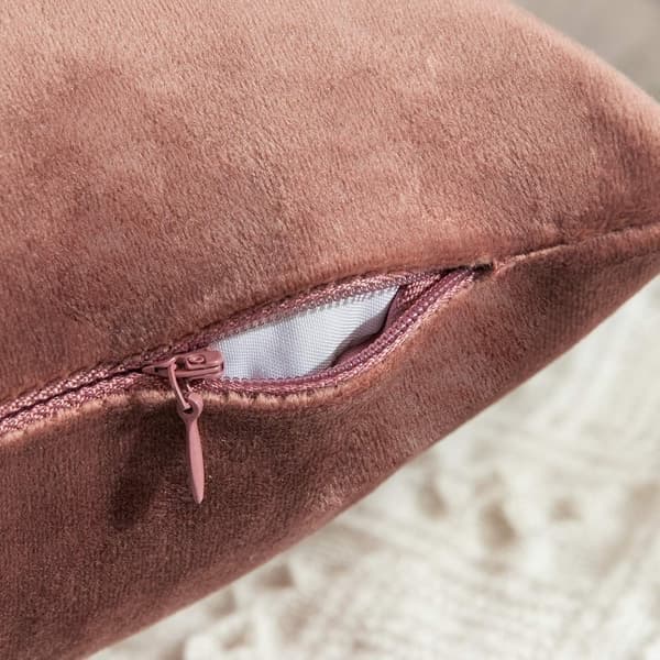 Pyntepude 45x45cm Pudebetræk til stue sofa soveværelse sæt med 2 til hverdagsbrug og også velegnet til helligdage som jul brown