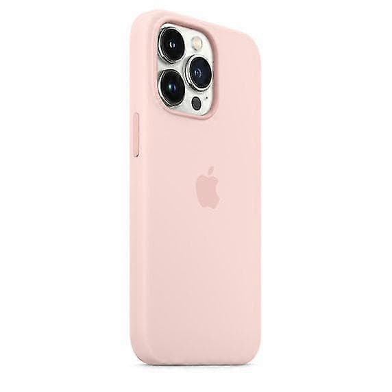 Silikonskal med MagSafe för iPhone 13 Pro telefonfodral Chalk Pink