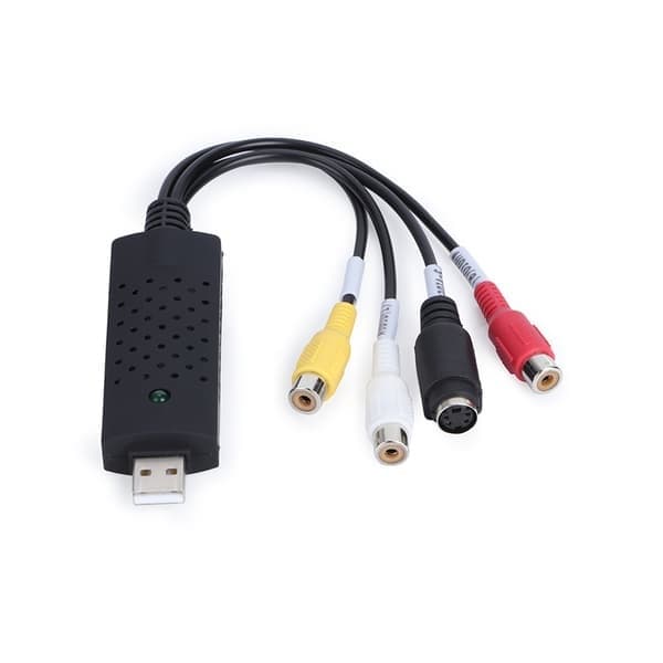 USB 2.0 - 3 RCA Audio SVideo TV DVD VHS RW -kaappausmuunninsovitinkaapeli