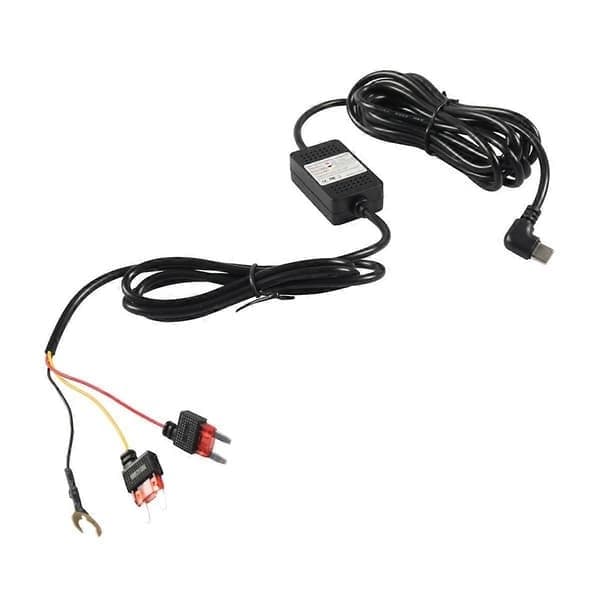 Dash Cam Acc Hardwire Kit, USB Type C Dashcam Kit Nedtrappingskabel, 12V-24V til DC 5V 3A Bil Dash Cha