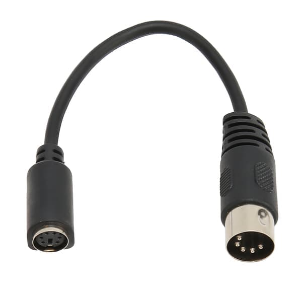 PS2 tastatur mus adapterkabel DIN 5-ben han til Mini DIN 6-ben hun 15cm