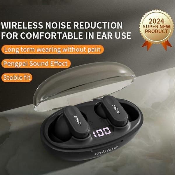 Typ C MBLUE AR01 TWS Bluetooth 5.4 Hörlurar Låg Latens Trådlös Musik Samtal In-Ear Headset