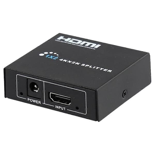 1 in 2 ut 4K x 2K HDMI-splitteradapter stöder 3D Full HD 1080P-upplösning för PS3 Xbox HDTV DVD