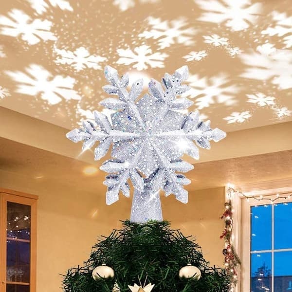 LED Snöflinge-projektor, Dynamiska Mönster, Jul Fönster Vägg