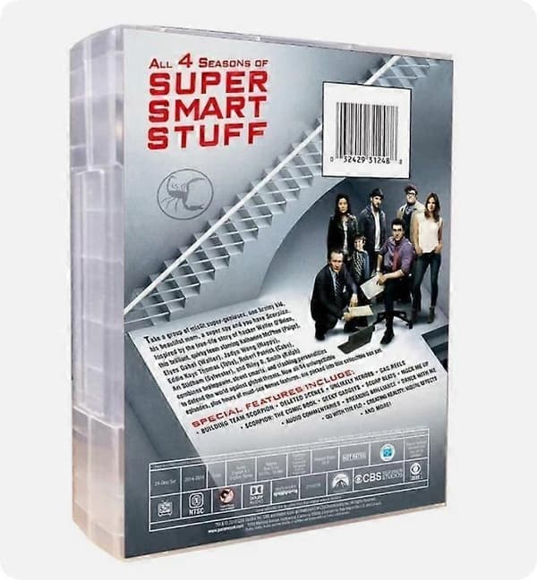 SCORPION: Komplet TV-serie sæson 1-4 (DVD Box Set 24-disc) Engelsk version