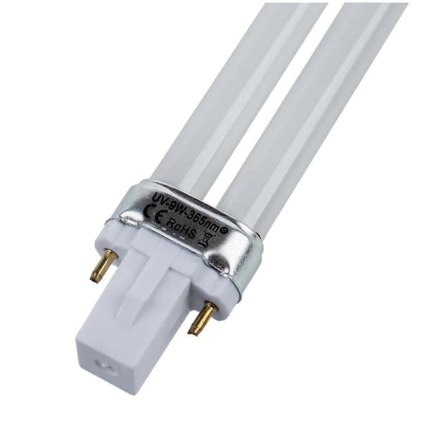 9w UV-lampa rör gel nageltork, set om 4