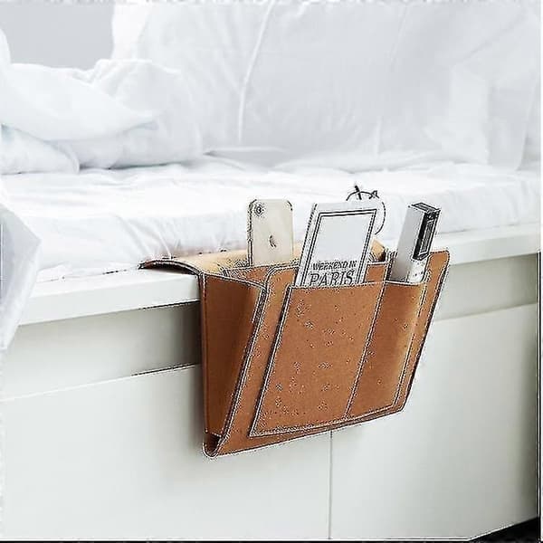Sengelomme i teppe Seng Organizer Anti-skli Seng Bag Seng Sofa Sidelomme Ha