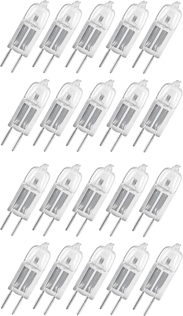 G4 Halogenlampor Varmvit 20W Glödlampor (50-pack) 20W (50-Pack)