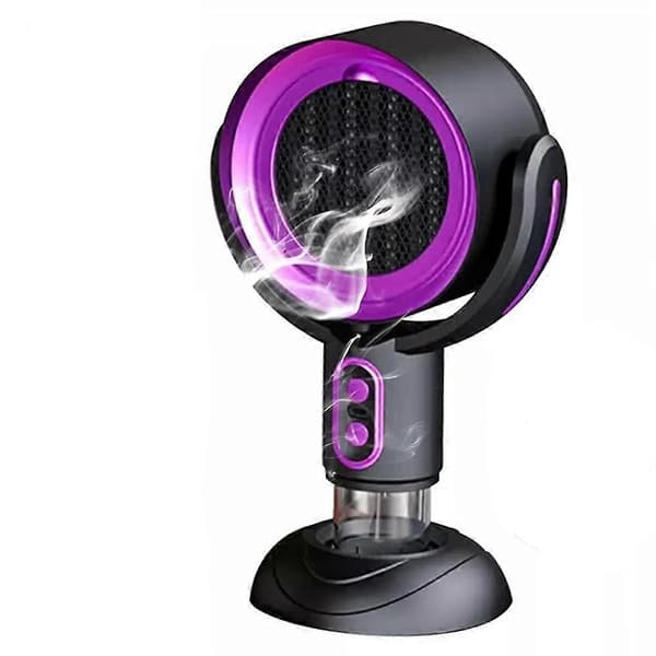 Puff Chill Røykevifte, Puff Chill Vifte for Røyking, Røykfjerner Vifte Purple  Charging Model
