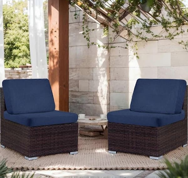 Vedenpitävät ulkotyynynpäälliset, vedenpitävät patiotuolin tyynynpäälliset Light Brown