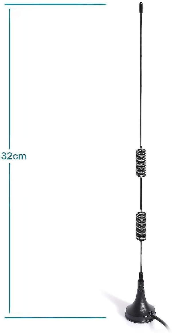 Skinkeradio politiscannerantenne amatørradio mobilradio scannerantenne magnetisk base BNC hanantenne kompatibel