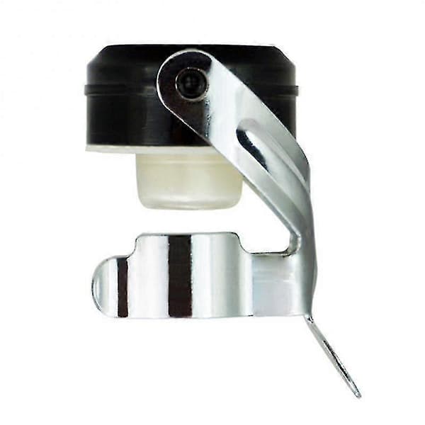 Clover Champagnekork, 2 st Champagneflaskpropp i rostfritt stål för Cava Prosecco Mousserande Vinpropp Abc Silver black
