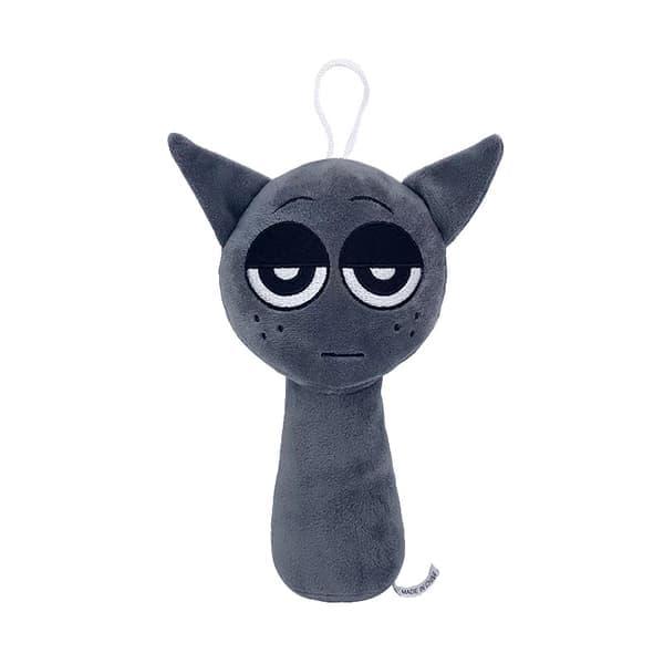 Uusi Sprunki Plush Rhythm Box -pehmolelu Gray head (20cm 60g)