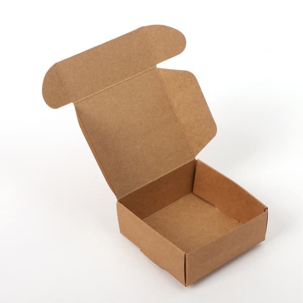 50-pack presentförpackning i kartong, presentförpackning i kraftpapper, retro fyrkantig k