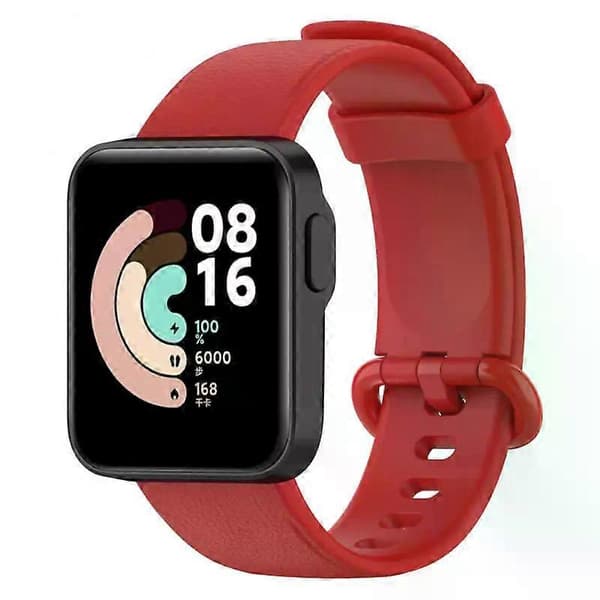 Smart tilbehør urrem vandtæt til Mi Watch Lite/Redmi Watch bærbar til Mi Watch Silica Multi-farve Red A5