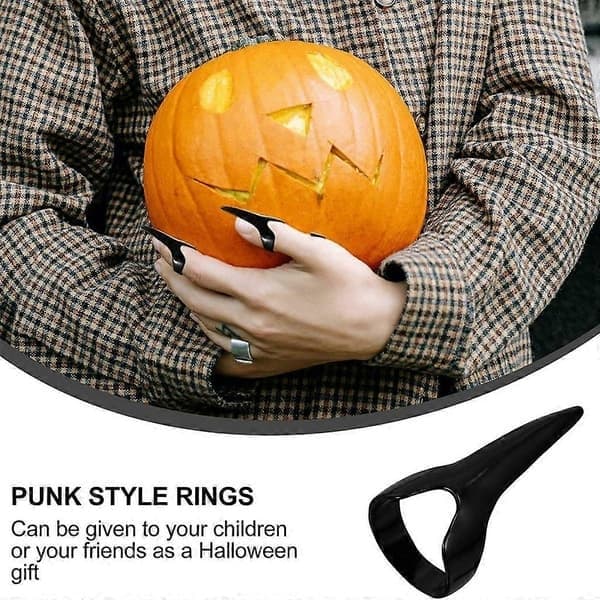 10 stk. fingerklør negler Halloween kostyme klør punk neglekunstdekorasjon