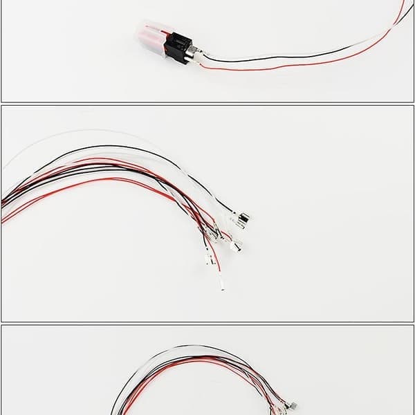 3/4 st Pickup Phono Kablar Ledningar Huvudkablar för Skivspelare Pickup Headshell