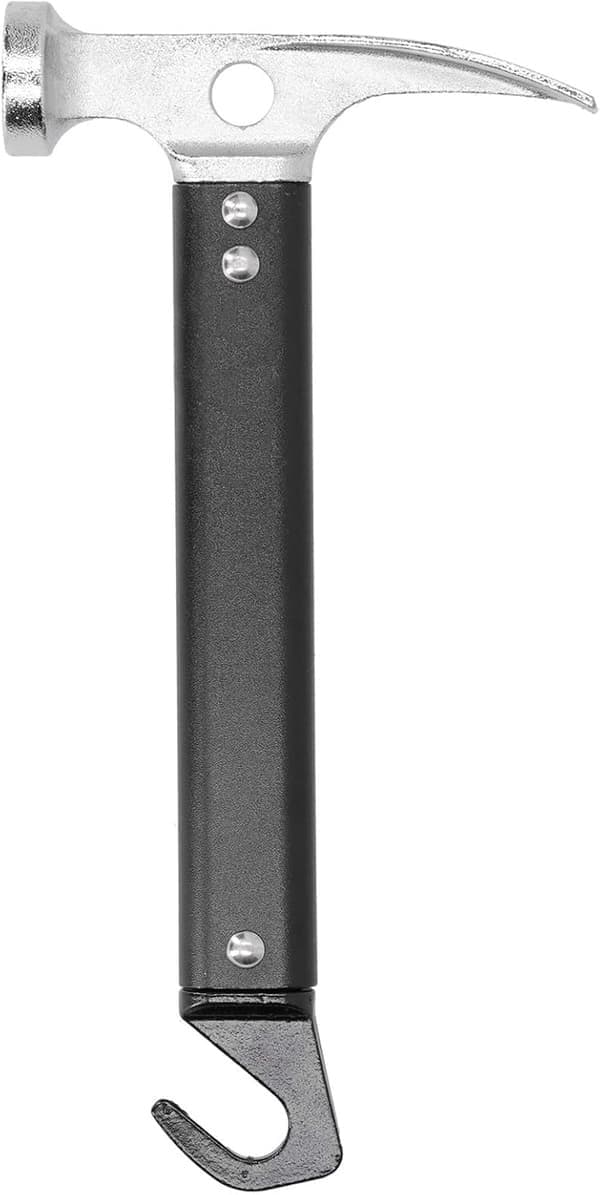Tältpinnardragare, hammare i aluminiumlegering, mini bärbart utomhusverktyg, multifunktionellt tälthammare