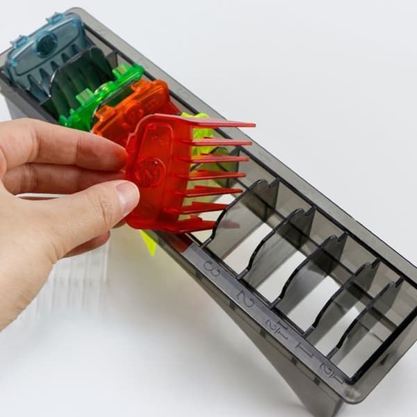 Baslåda Universal Clipper Limit Comb Guide Ersättning Barberare Transparent 8 cells