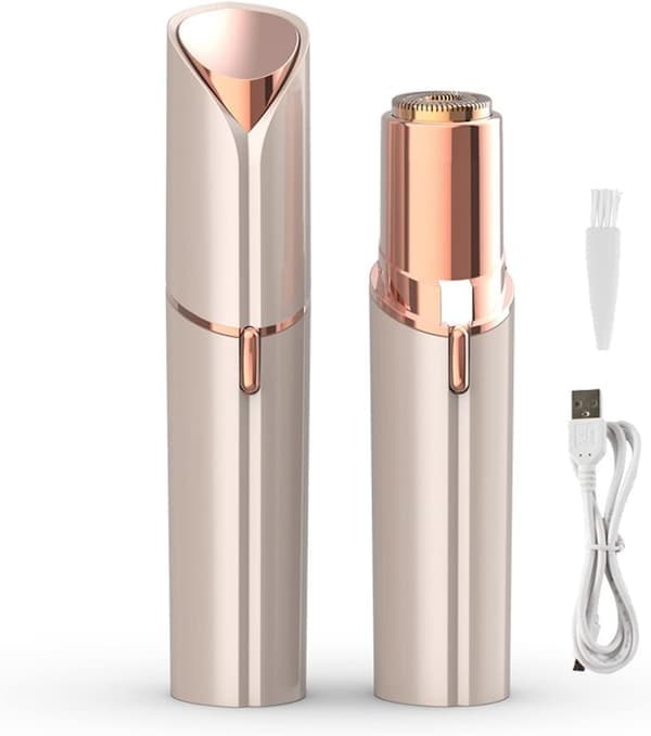 Ansigthårfjerner til kvinder, Mini Ansigthårstrimmer, USB Genopladelig Epilator Damebarbermaskine Bærbar Ansigthårstrimmer