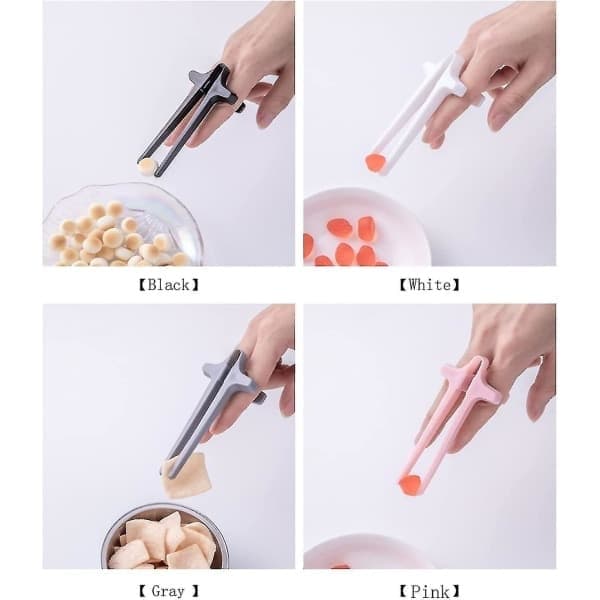 4 st Finger Snacks Pincetter för Spelare, Snacks Clips Potatischips Extra Kontroller Speltillbehör