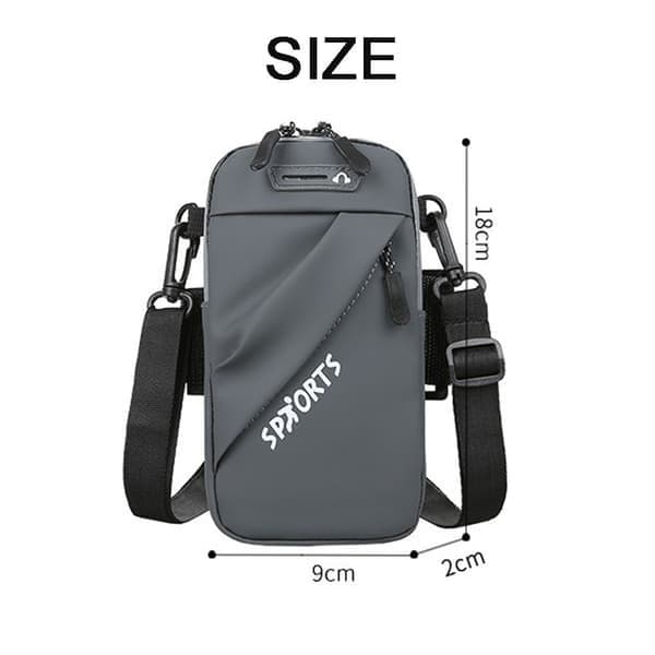Axelväska Mini Crossbody Väskor Telefonhållare black
