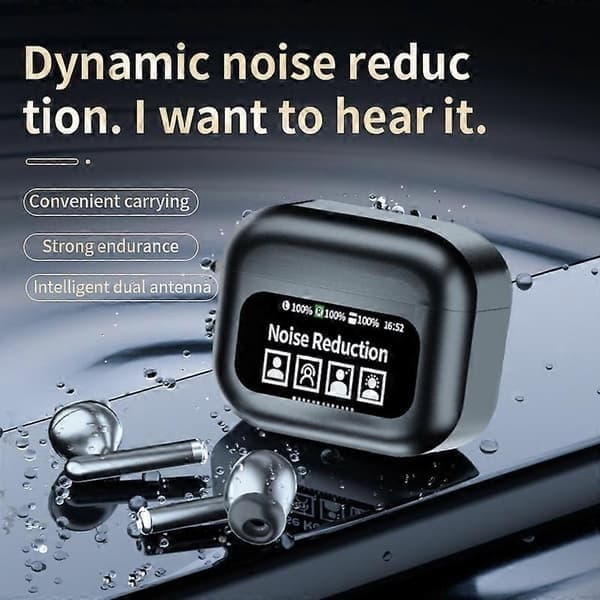 Typ A YW06 E-sport Headset In-Ear Bluetooth Headset Trådlösa Hörlurar med Pekskärmsladdning