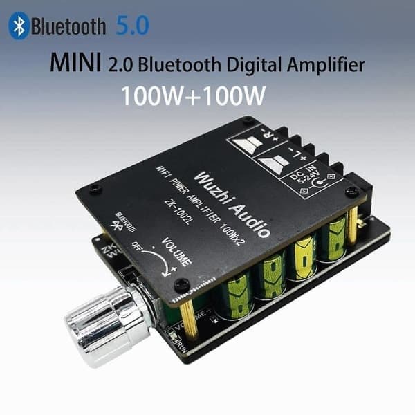 Bluetooth-forstærker stereokort 100wx2 Bluetooth-forstærker