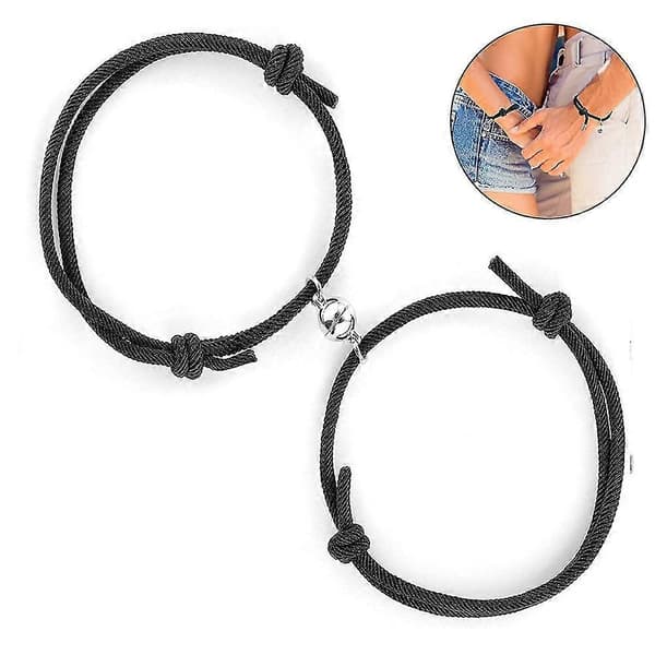 Magnetarmband för par 2 stycken Magnetiskt relationsarmband