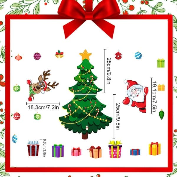 Sett snømann tre magnet sett juletre magnet sett jul