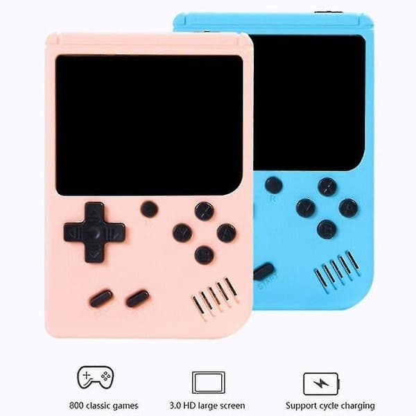 Gameboy indbygget 500 klassiske spil retro videospilkonsol børnelegetøj høj kvalitet