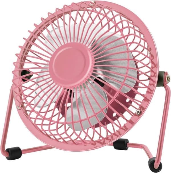 15 cm USB-bordventilator, 360° rotation, støjsvag bærbar ventilator til skrivebord, hjem, kontor