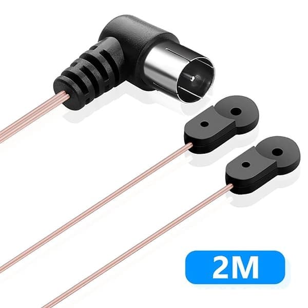 FM-antenn 75 Ohm F-hankontakt för hemradio stereosignal