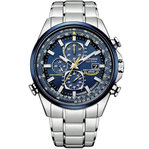 NY Lyxig CITIZEN Blue Angels Klocka - Herr World Chronograph Quartz