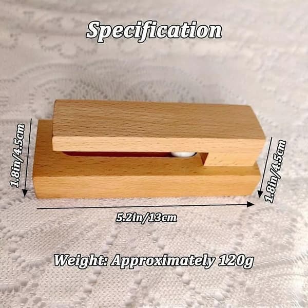 Marmor Slide Handdukshållare, Handdukshängare i Trä för Badrum Sovrum Väggmonterad Walnut